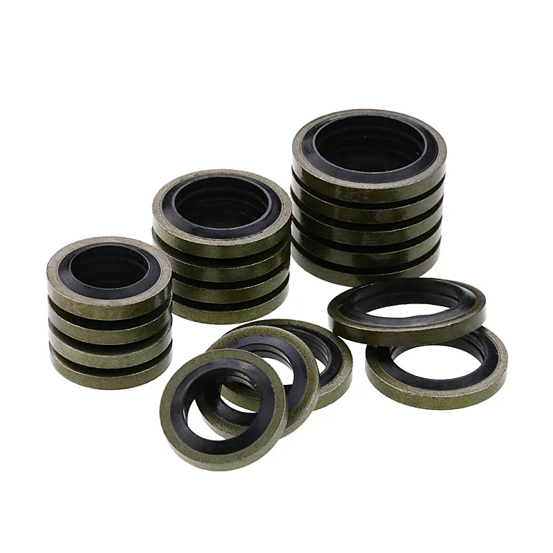 

Motorcycle Banjo Bolt Washers gaskets rubber Pads seals M6/m8/m10/m12 50pcs Free Shipping For Honda Yamaha Kawasaki Suzuki
