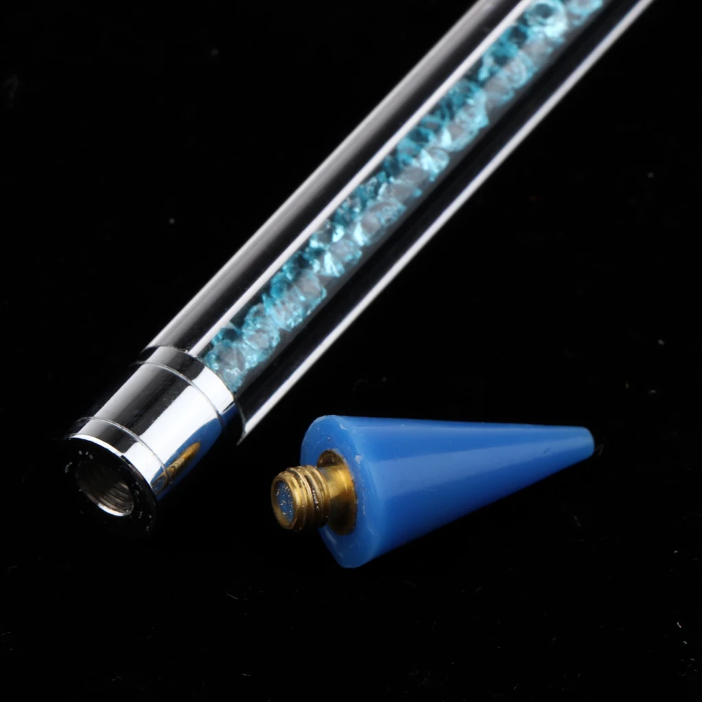 Self Adhesive Rhinestones Picker Wax Pencil Decorating Gem Beads Pick up Tool Crystal Acrylic Handle Nail Art Dotting Pen