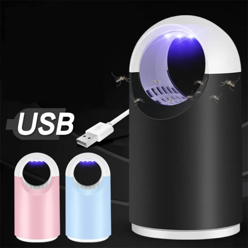 Электроника usb Mosquito Killer лампа Фотокатализ Mute домашняя светодиодная ловушка для насекомых Zapper ловушка противомоскитная лампа без излучения