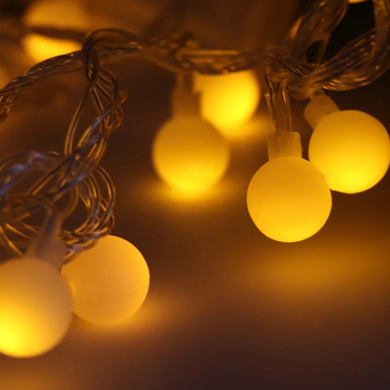 5 м 40 лампы светодиодный Рождество светодиодная гирлянда Гирлянда Свадебные гирлянды украшения для вечерние праздничного освещения цепи guirlande