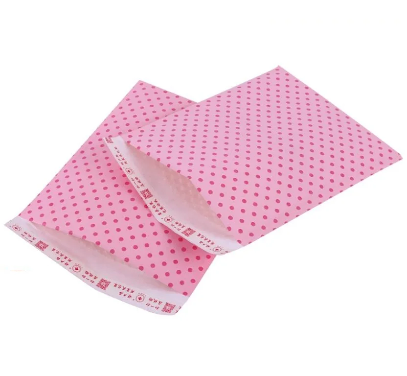 pink bubble mailing bags