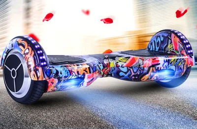  6.5 Inch Hoverboard Manillar Electric Scooters Self Balancing Scooter Gyroscope Two Wheels Overboard LED Light+Bluetooth (11)