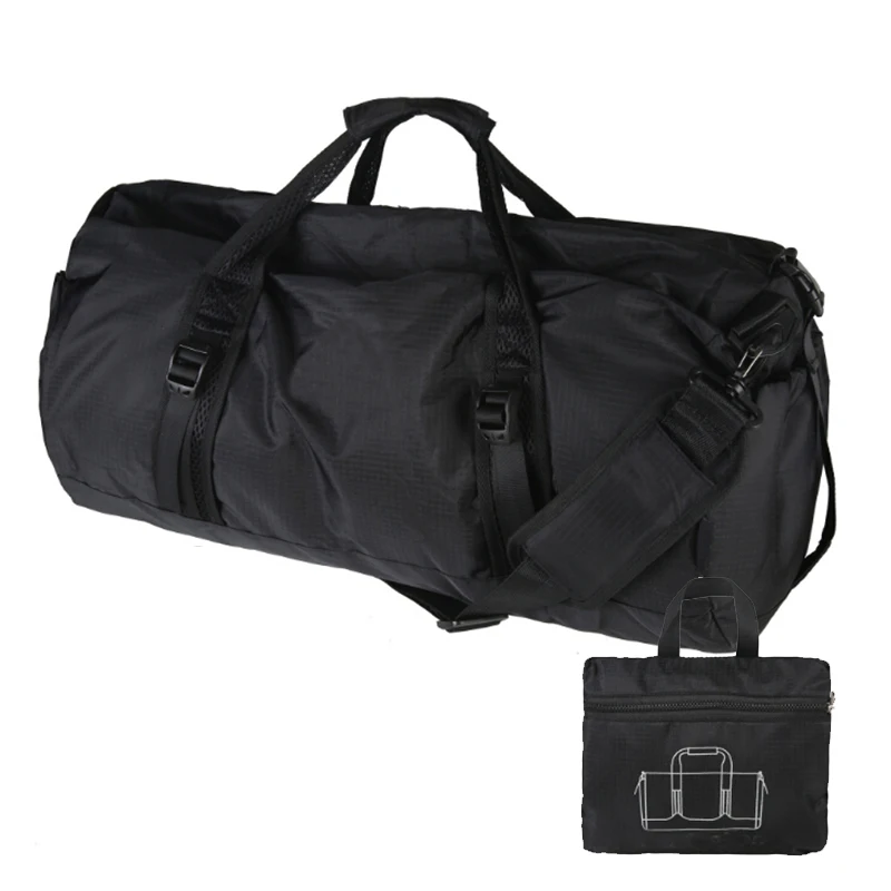 Foldable High Quality Nylon Waterproof Travel Bag Large Capacity Luggage Bags Folding Travel ...