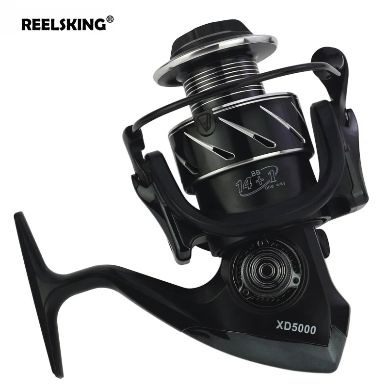 Reelsking Gapless Fishing Reel Xd Eva Handle Aluminum Spool 10kg Max