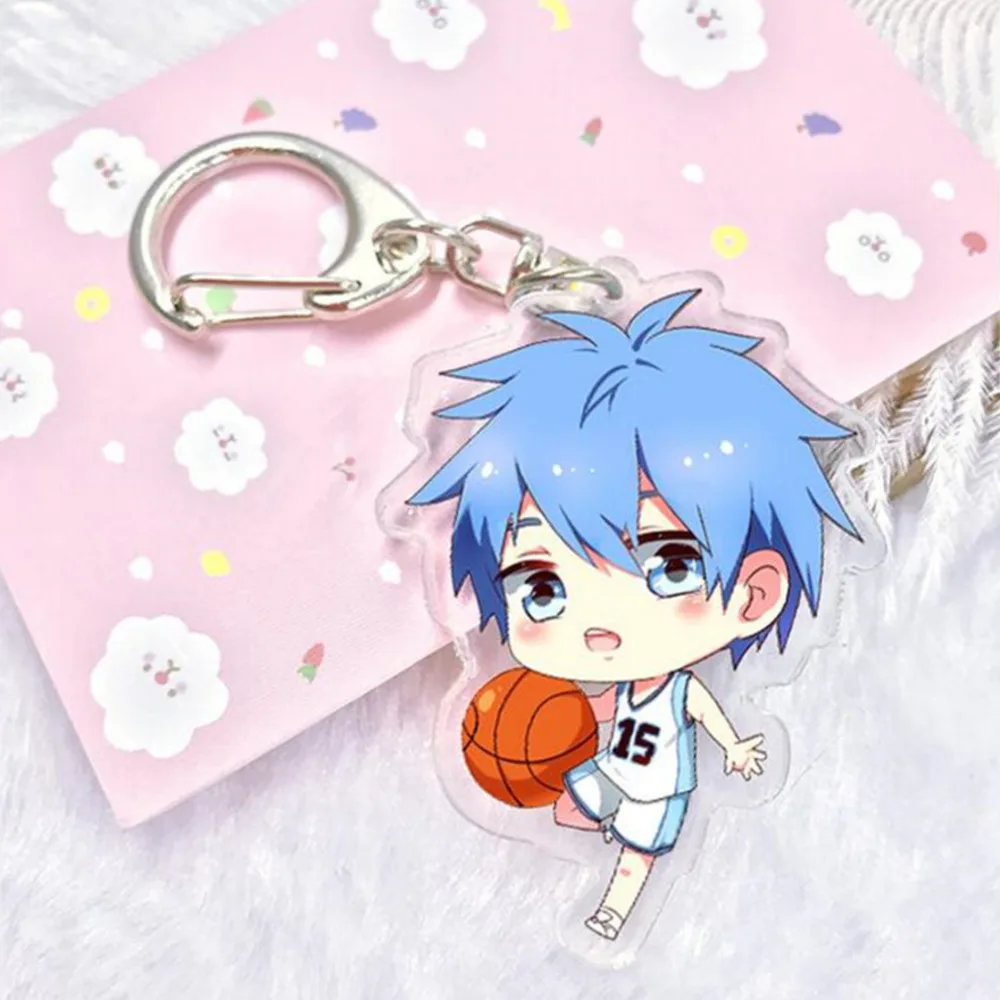 

7 Style Cartoon Kuroko No Basketball Acrylic Keychain Kuroko Tetsuya Pendants Keyring Cosplay Kagami Taiga Hyuga Junpei Llavero