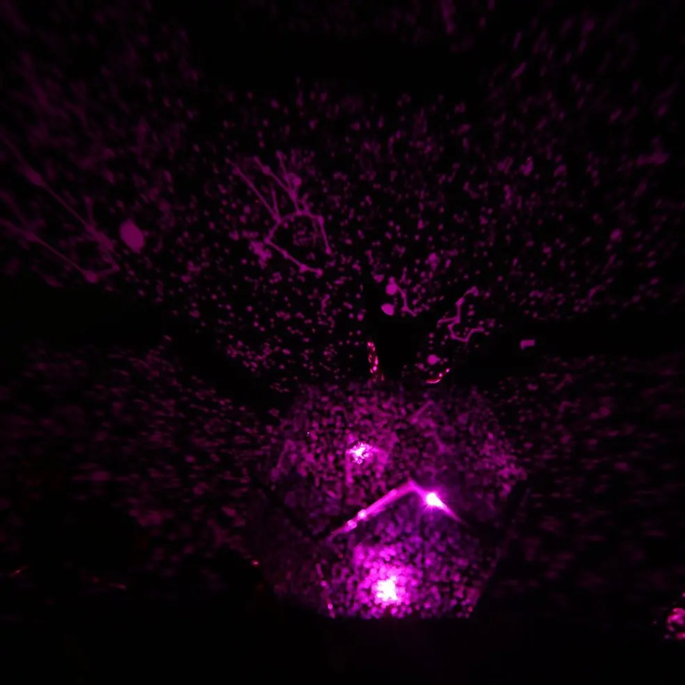 

Purple Super-Light Celestial Star Projector Lamp Second Generation Fantastic Lights