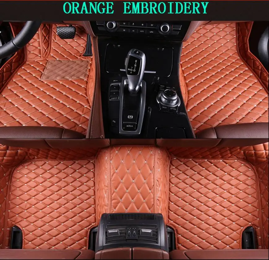 

JINGHANG Auto Floor Mats High Quality For JEEP Renegade 2016 2017 Foot Carpets Car Step Brand New Embroidery Leather Mats