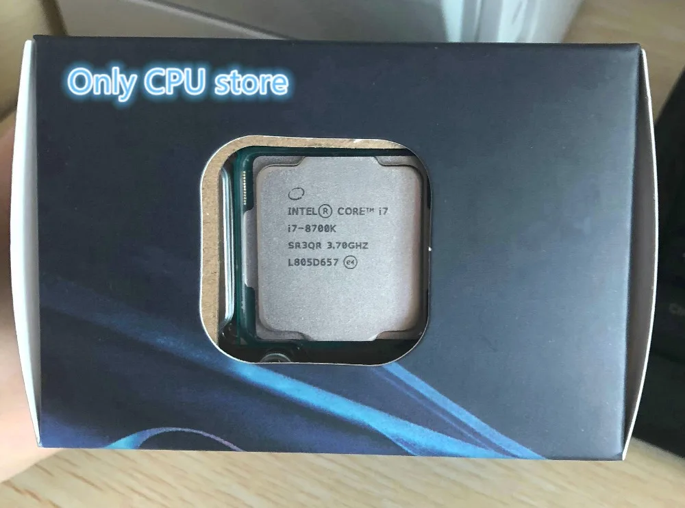 Intel PC компьютер Core 8 серии процессор I7 8700K I7-8700K в штучной упаковке процессор LGA 1151-land FC-LGA 14 шесть ядер ЦП