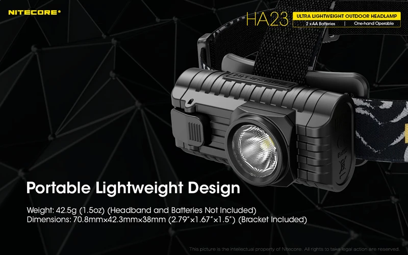 NITECORE HA23 AA Outdoor Headlamp (12)