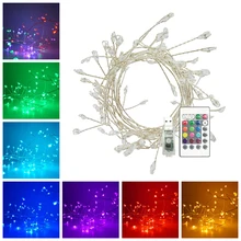 Горячий светодиодный фейерверк из медной проволоки, гирлянда для внутреннего украшения свадебного пейзажа, наружная Водонепроницаемая ксеноновая лампа