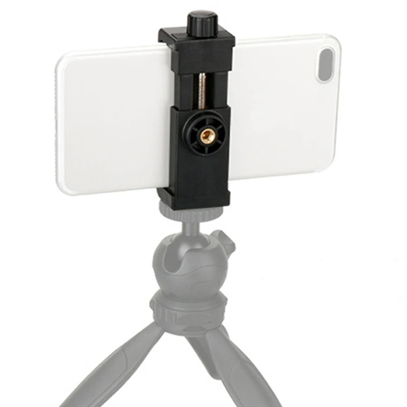 

Phone Video Tripod Clamp Mount Adapter/Vertical Bracket Smartphone Holder/Clip Clipper Sidekick for iPhone XS 78 Samsung Android