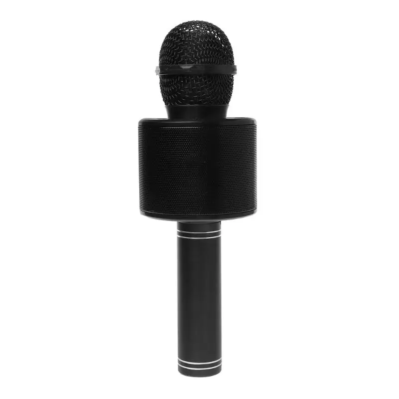 

Microphone Wireless Bluetooth Speaker Rechargeable U Disk TF Card Handheld KTV Speakers Smartphone 2019 New