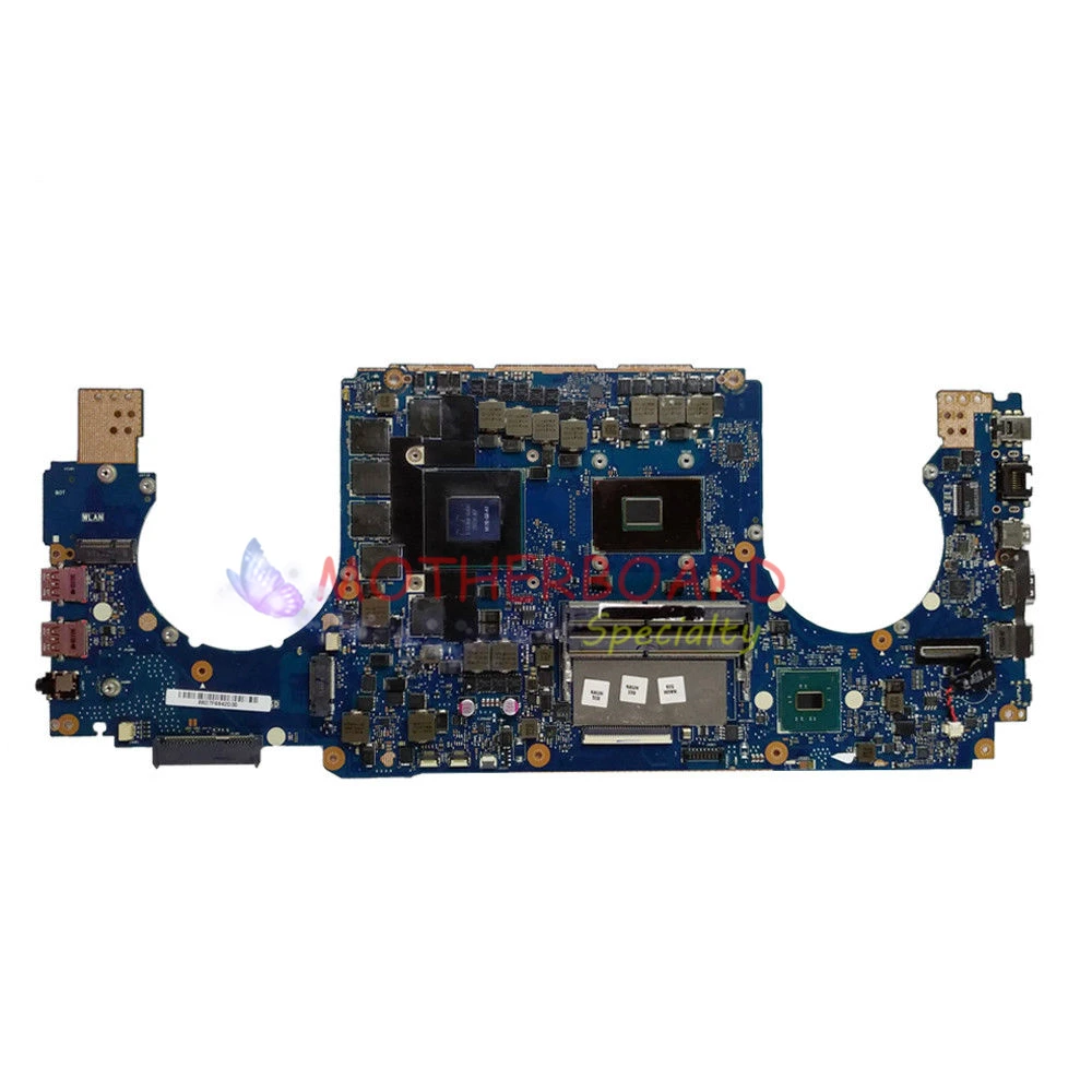 Vieruodis для ASUS GL502VY GL502VS Материнская плата ноутбука W I7-6700HQ CPU материнская GTX 1070 GPU DDR4 |