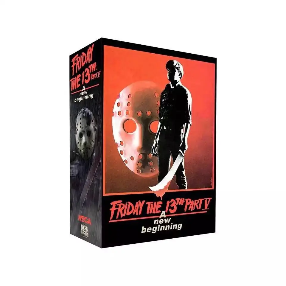 

NECA Original Friday The 13TH Part5 A New Beginning Jason PVC Action Figure Model Doll 18cm