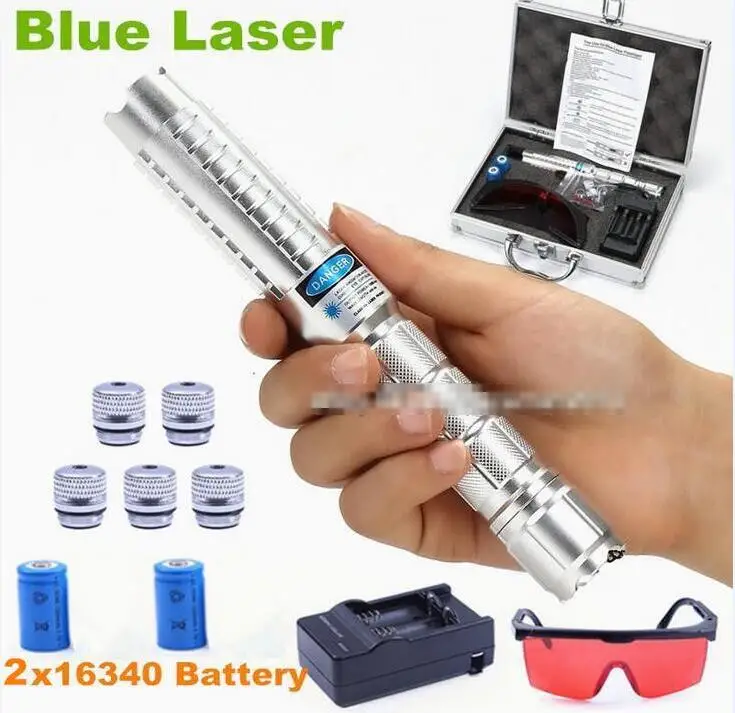 عالية 450nm قوية قوية مؤشر الليزر الأزرق التركيز الليزر القلم مضيا أشعل سيجارة/حرق ورقة/حرق الجاف الخشب عالية 450nm قوية قوية مؤشر الليزر الأزرق التركيز الليزر القلم مضيا أشعل سيجارة/حرق ورقة/حرق الجاف الخشب