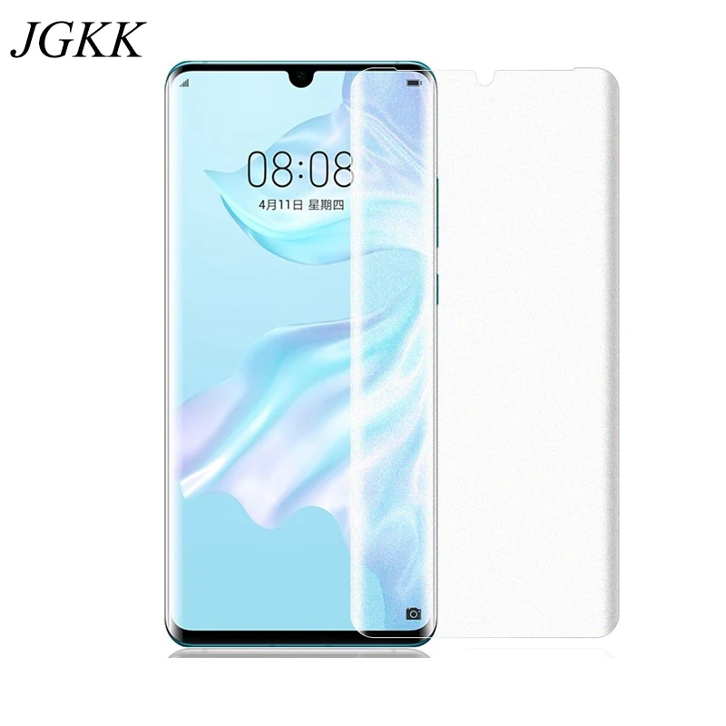 

JGKK 3D Matte Tempered Glass for Huawei P30 Pro Anti Fingerprint Frosted Screen Protector Protective Film for Huawei P30 Pro