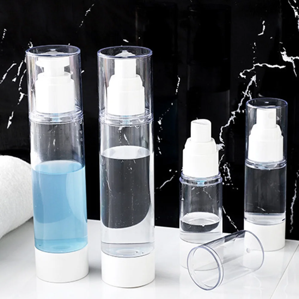 

1 PCS 30ml 50ml 100ml Travel Press Type Small Watering Can Transparent PP Perfume Atomizer Small Mini Vacuum Empty Spray Bottle
