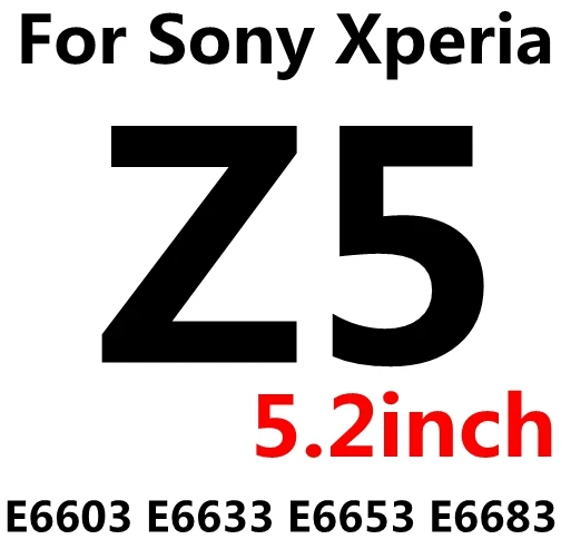 Премиум HD 9H 2.5D Закаленное стекло-экран протектор для sony Xperia Z Z1 Z2 Z3 Z3 Z4 Z5 Compact mini sklo Пленка чехол z 1 2 3 - Цвет: For sony Z5