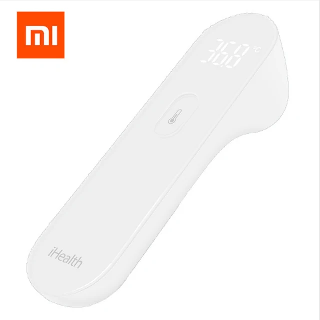Original Xiaomi Mijia iHealth Thermometer Accurate Digital Fever Infrared Clinical Thermometer Non Contact Measurement LED Shown