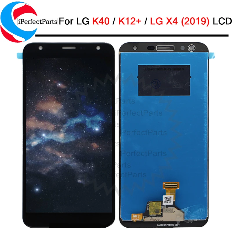 5,7 ''для LG K40 lcd сенсорный экран дигитайзер Запасные части для LG X4 lcd для K12 Plus дисплей LMX420