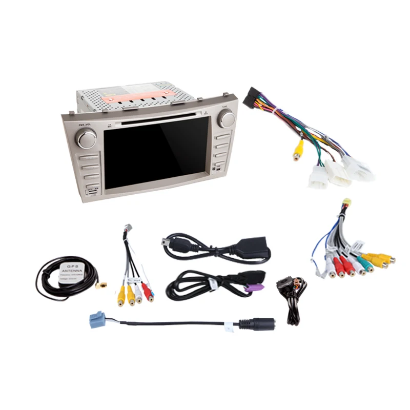 Top Android 9.0/9 Car DVD For TOYOTA CAMRY AURION V40 2007-2011 WIFI GPS BT OBD DAB+ WIFI Navigation Radio USB Radio Multimedia 5