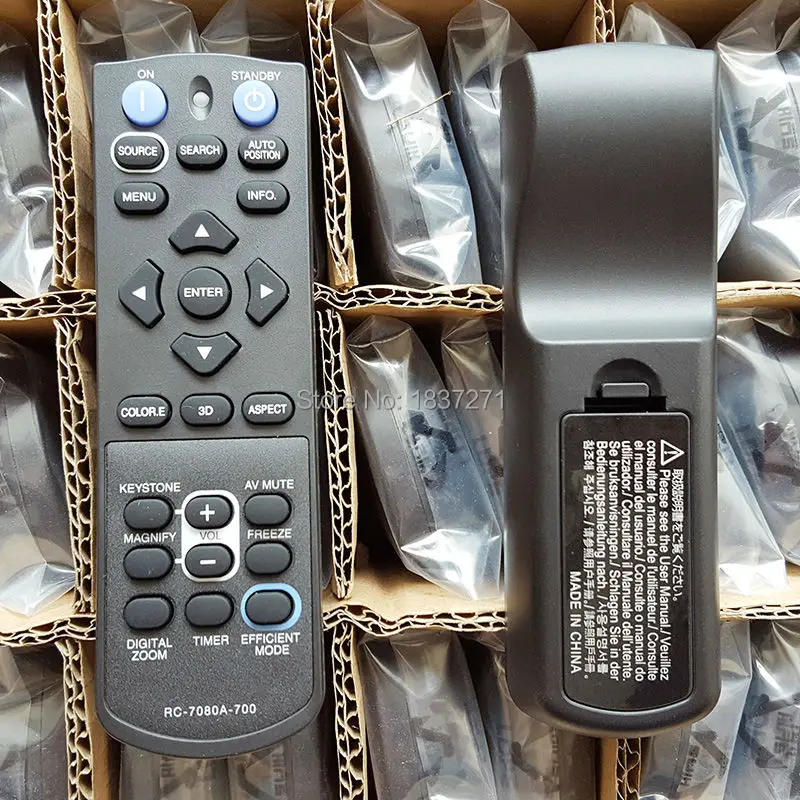 New Original Remote Control rc 7080a 700 for Mitsubishi projectorsin
