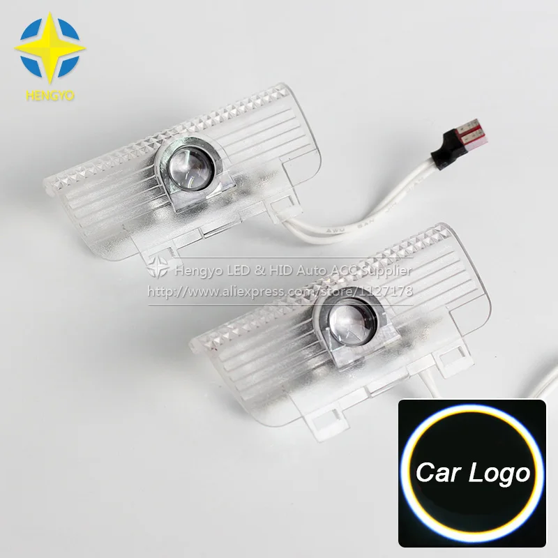 

car styling car door light ghost shadow welcome light logo projector emblem For Honda