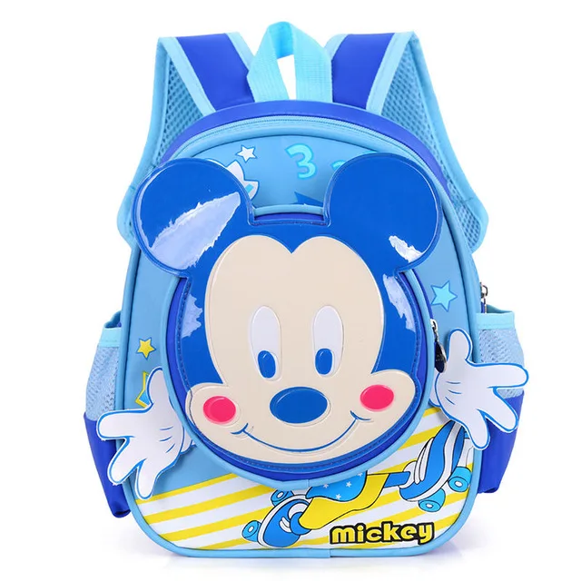 Сумка для подгузников disney, детские рюкзаки для начальной школы, школьные сумки для школьников 2-5 лет, Сумка с Микки Маусом и Минни для мальчиков и девочек - Цвет: 3