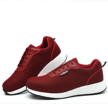 Дышащая защитная обувь; Мужская Легкая летняя обувь с защитой от разбивания; рабочие сандалии; сетчатые кроссовки; ботинки