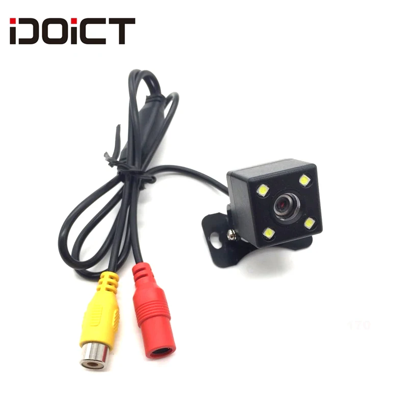 IDOICT Водонепроницаемая HD 170 градусов угол 4LED Автомобильная камера заднего вида