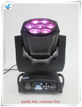 

4lot Showtec Led moving head spot 4-60 degrees 7x15w 4 in 1 bee eye zoom moving head