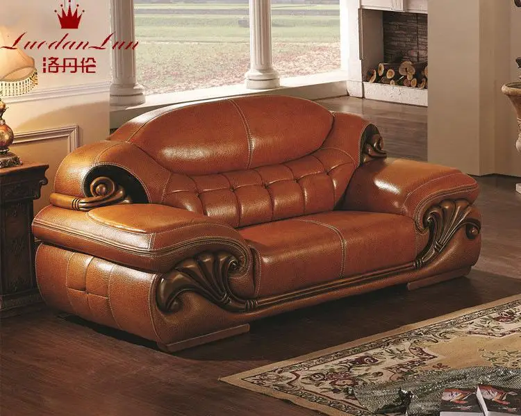 2017 New Style Genuine Leather Chesterfield Sofa European 2017 New Style Genuine Leather Chesterfield Sofa European Modern Set Living Room Sofas Combine 1 2 4 Sets In From
