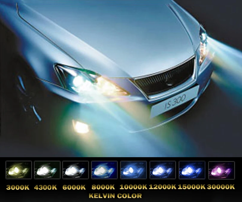 Автомобильная проблесковая 12В 35 Вт/55 Вт AC D2H D2C D2S разрядные лампы высокой интенсивности с проводами Ксеноновые лампы для Q5 E5 линзы прожекторного типа 3000 k 4300 k 6000 k 8000 k