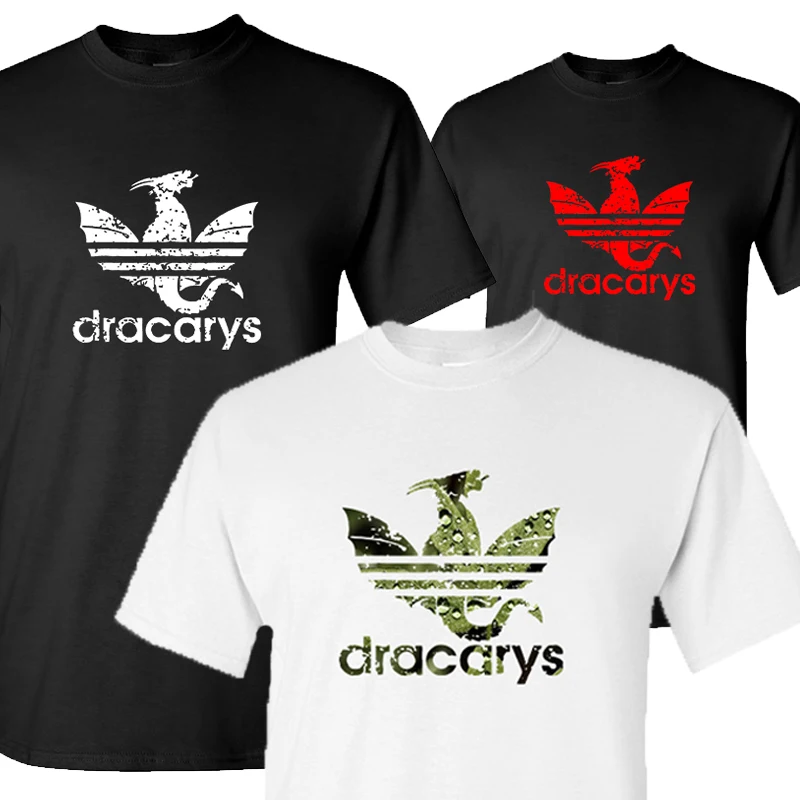 

New Dracarys t shirt for Men/Women Game Of Thrones Aesthetic tshirt Mother of Dragon Daenerys Harajuku Clothes Khaleesi Camiseta