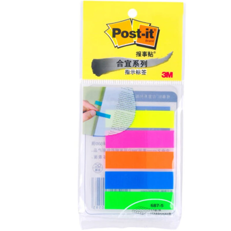 Пластиковая матовая прочная индикационная этикетка Post it наклейка индекс времени