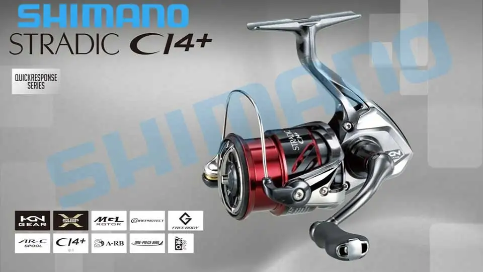 Carretel de Pesca Ci4 + Molinete de Pesca 6 + 1bb Shimano Stradic Peso Hagane Engrenagem 1000-4000xg Ar-c Seawater 160g 5 Esporte e Lazer