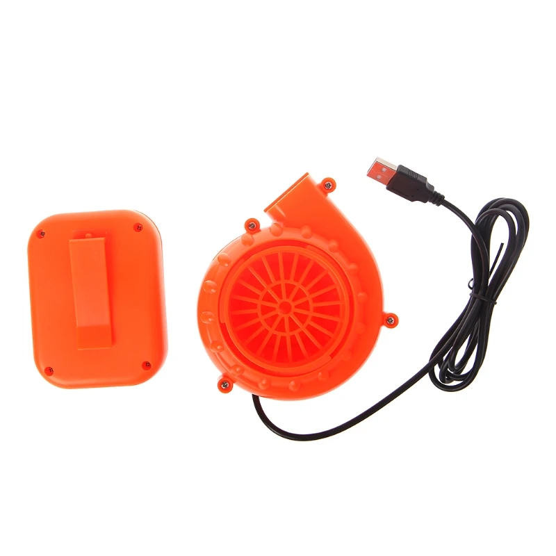 Электрический вентилятор мини воздуходувки для надувные игрушки костюм куклы Батарея Питание USB