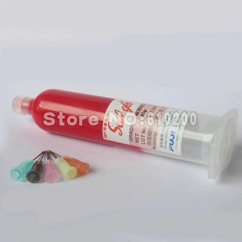 Hot sell Fuji red glue adhensive 36g for SMT repair bga Consumablesin