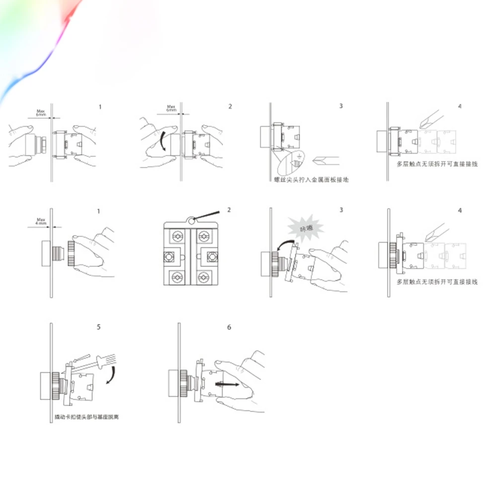 1 шт красный гриб переключатель аварийной остановки XB2-ES542 XB2-ES442 XB2-ES642 22 мм НЗ N/C кнопочный переключатель 600V 10A