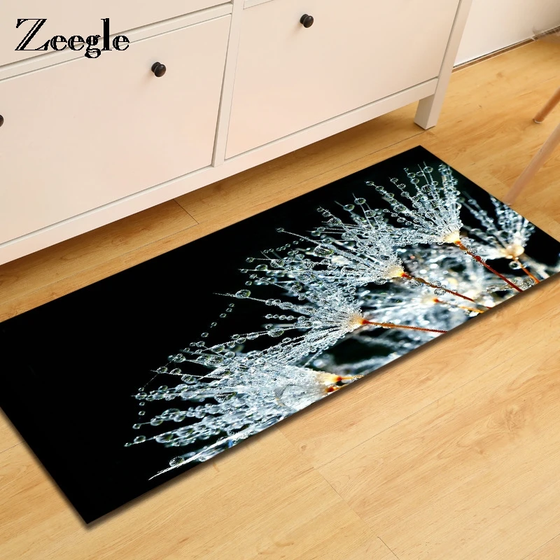 

Zeegle 3D Kitchen Carpet Floor Mat Anti-slip Carpet For Living Room Kid Bedroom Carpets Bedside Rug Bathroom Foot Mat