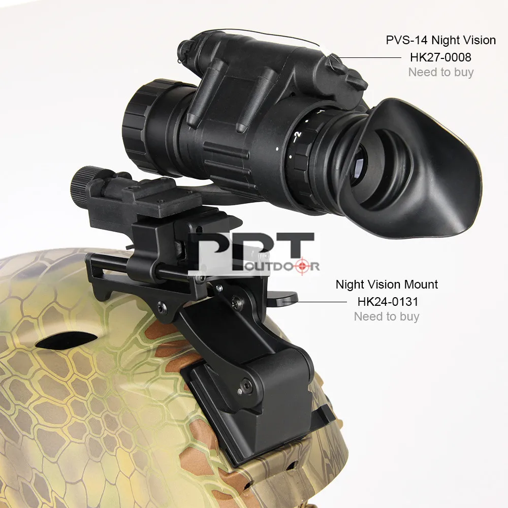  E.T Dragon Airsoft Full Metal Night Vision Helmet Rhino Mount FAST MICH PSV-7 PSV-14 NVG FAST Acces