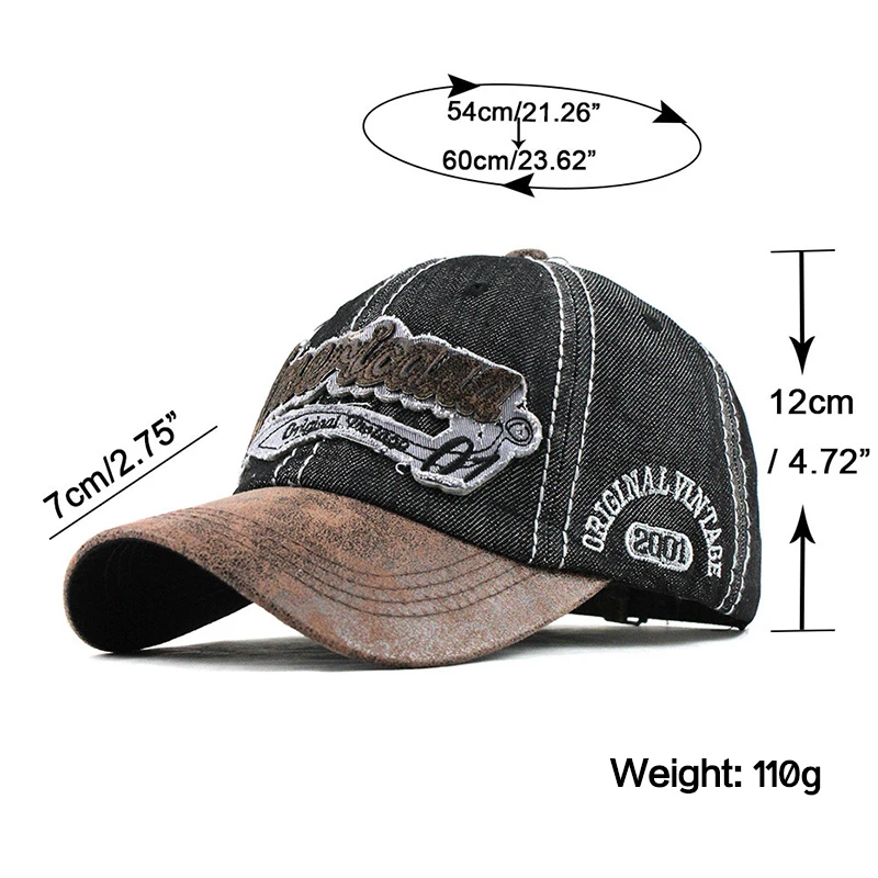 Мужская джинсовая Бейсболка [FLB] Повседневная Уличная Кепка с Snapback и вышивкой в