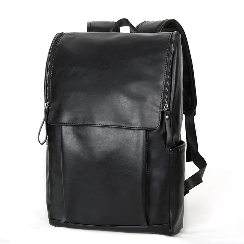 Backpack For Tennage Boy Designer Daypack Casual Laptop Students Book Bag Trendy Fashion Waterproof Pu Leather Back Pack