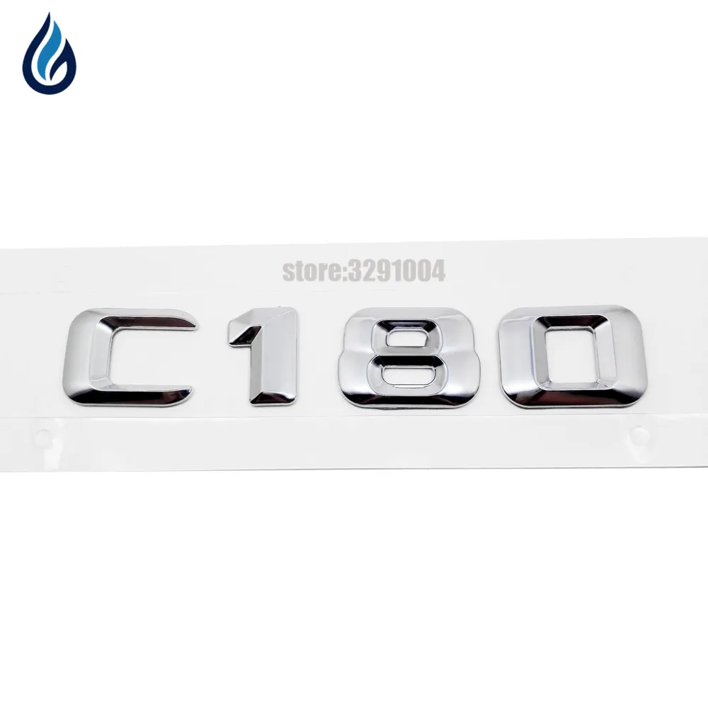 Для Mercedes Benz C Class C180 w204 w203 w211 w210 w212 w205 w124 w163 хромированные цифры буквы эмблема