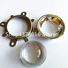 1 комплект 20 Вт 30 Вт 50 Вт 70 Вт 100 Вт 120 Вт светодиодный объектив 44 мм 60 градусов/90 градусов/120 градусов+ 50 мм Отражатель коллиматор+ фиксированный кронштейн