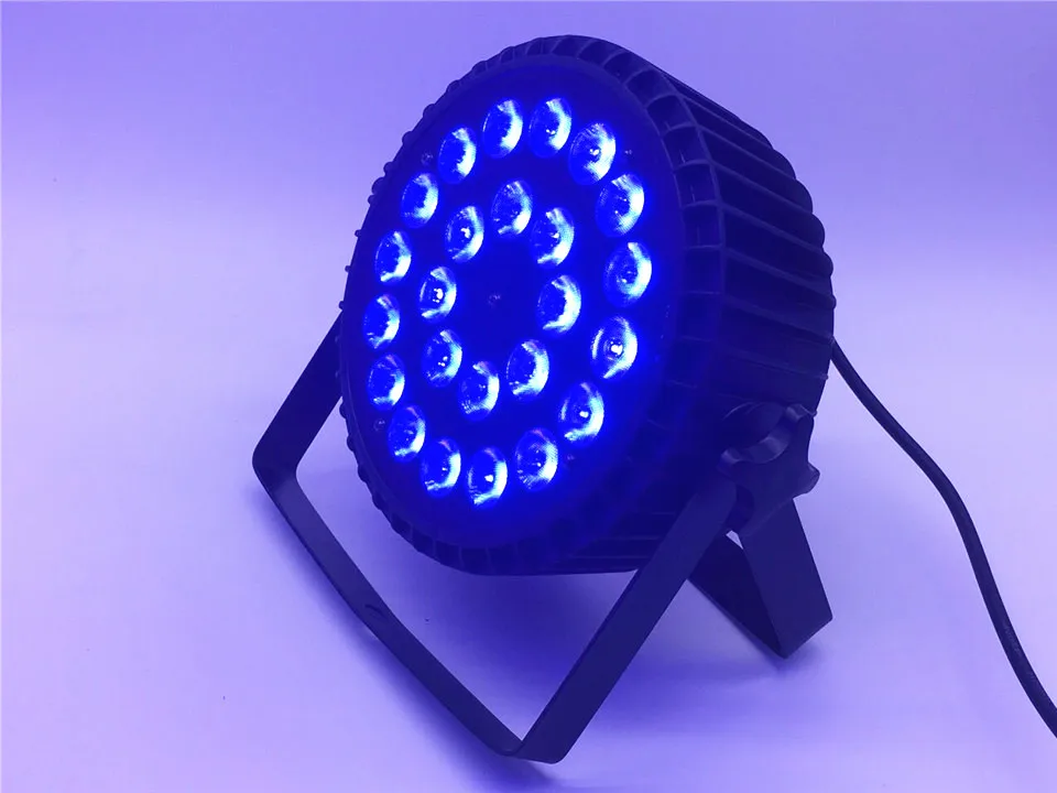 24x18 Вт RGBWA+ UV 6в1 DMX светодиодный прожектор для диджея iluminacion 6в1 rgbwa uv llevo luz de la igualdad dj dmx luz