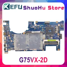 KEFU For ASUS G75VX G75VW G75V 2D laptop motherboard tested 100% work original mainboard KEFU For ASUS G75VX G75VW G75V 2D laptop motherboard tested 100% work original mainboard