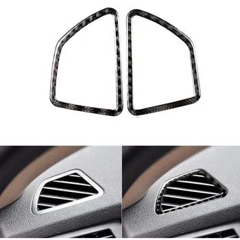 

3D Carbon Fiber Air Outlet Frame Decal Cover Trim Sticker For BMW X5 E70 X6 E71 2008-2013 Left Hand Drive New