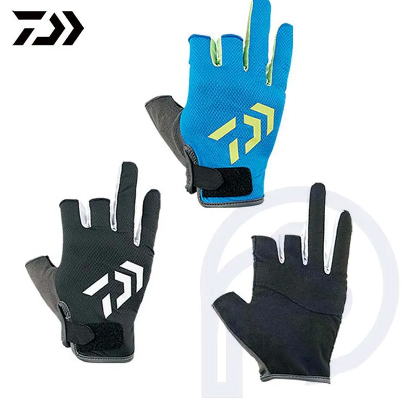 

Anti-slip Fishing Gloves 3 Fingers Cut Watherproof Breathable Leather Chemical Fiber Outdoor Sports Hunting Fishing Glove