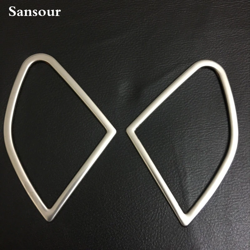 

2PCS Stainless steel For VOLVO XC60 S60 S60L V60 stereo ring plating speakers bright frame decorative frame converted audio